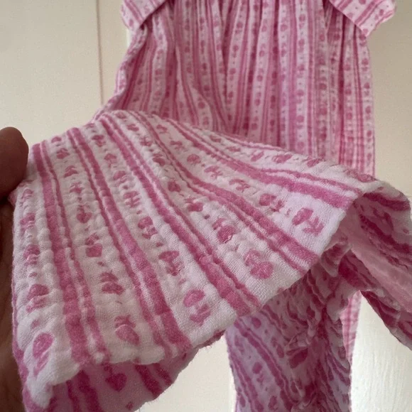 Birinit Pink Floral Kids Dress - Picture 6 of 9